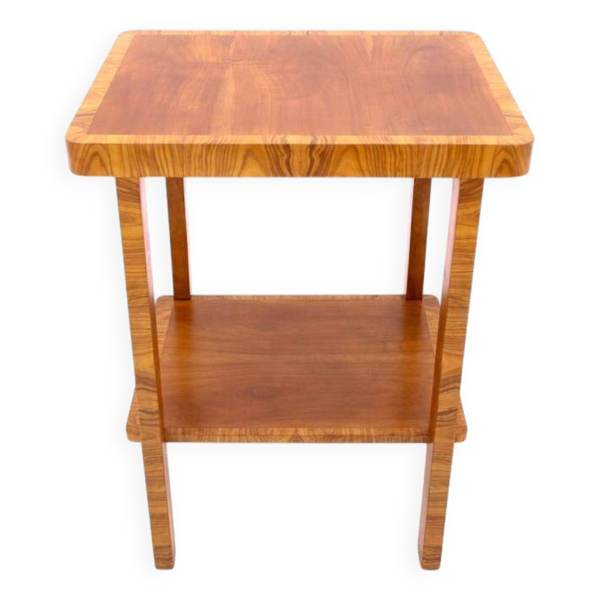 Table basse Art Déco, Pologne, vers 1950.