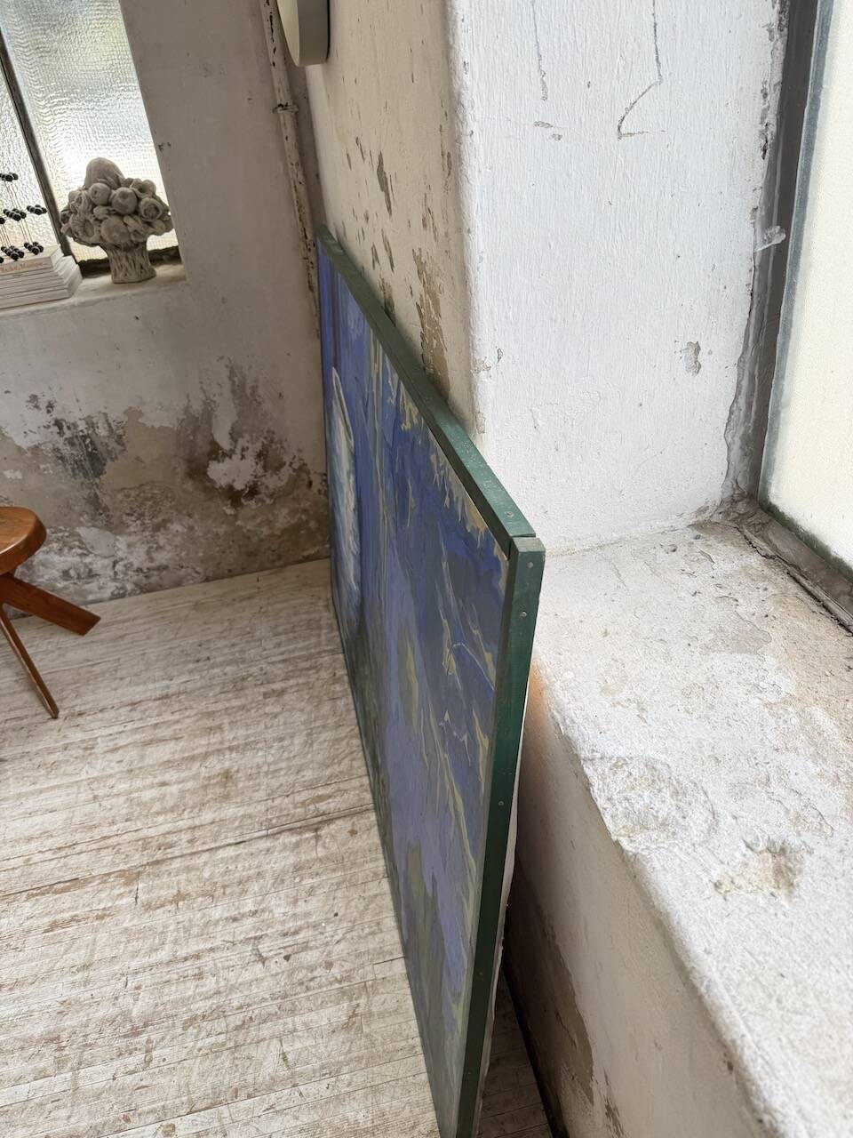 Saunière Audouze XL blue jar painting