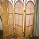 Vintage screen 1970 cane and bamboo