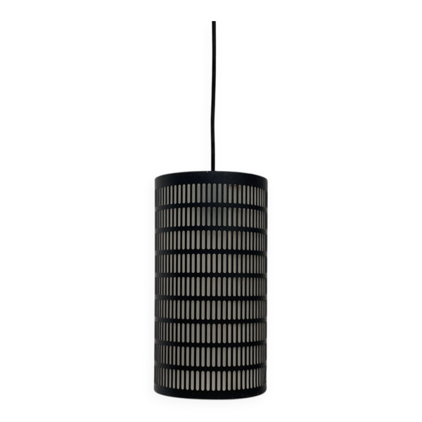 Suspension minimaliste perforée du milieu du siècle, années 1960