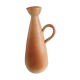 Conical soliflore vase in beige / vintage ceramic 60s-70s