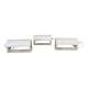 Set de 3 appliques vintage orientable métal laqué blanc, IKEA 1980