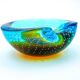 Murano pocket bowl "Sommerso Bullicante" – Galliano Ferro