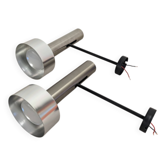 Paire d'appliques spots de R.J Caillette pour Parscot, France vers 1960