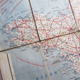 Road map of France