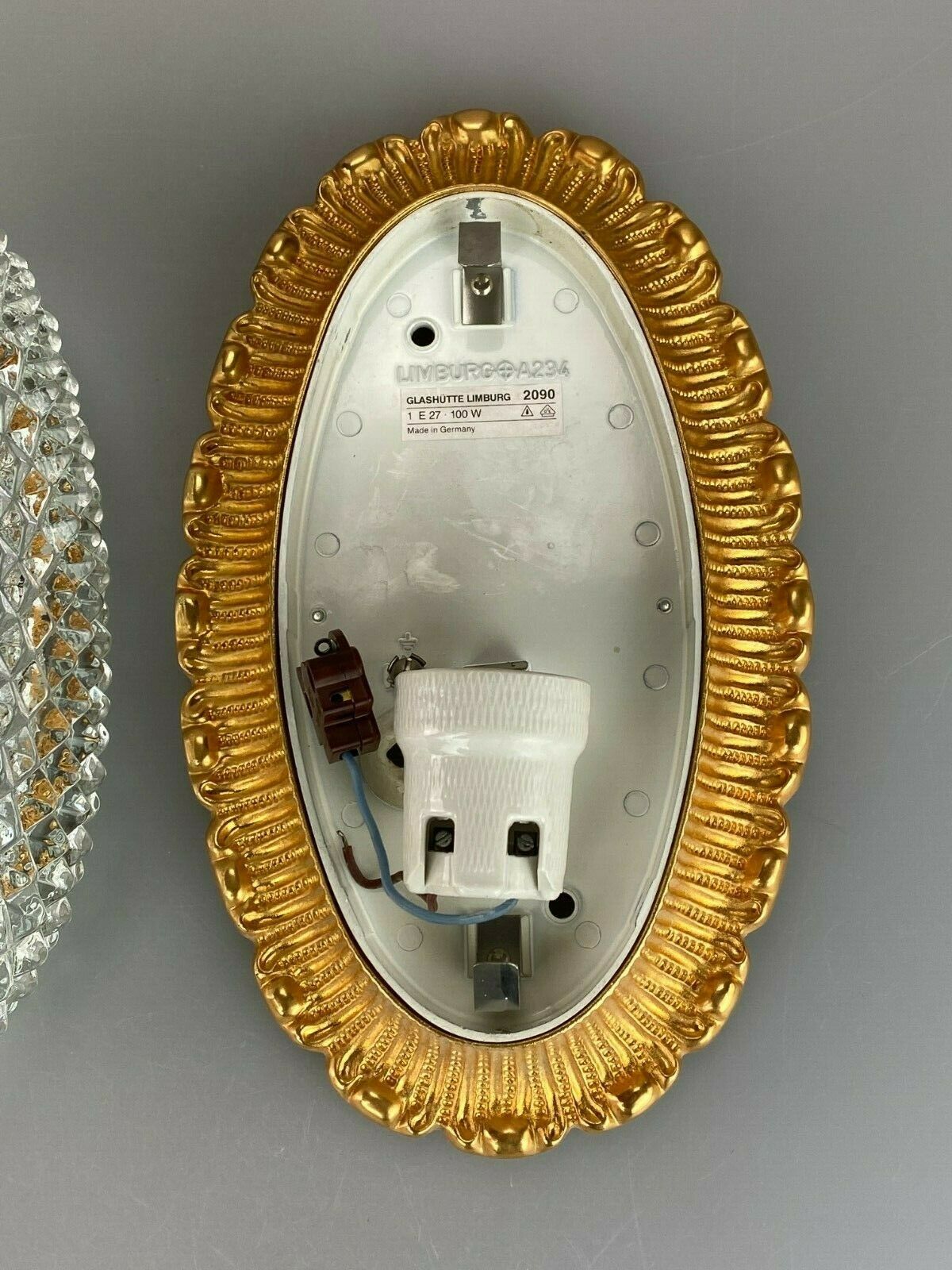 Limburg wall lamp space age design 60s