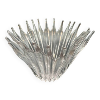 Élégant Centre de Table / coupe en Cristal - Forme de Corolle