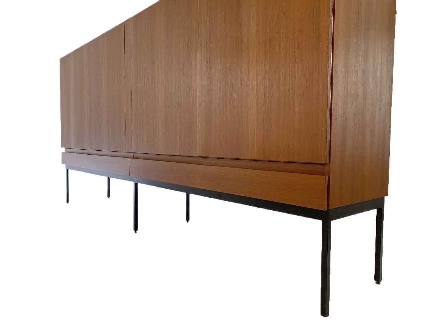 B60 teak highboard by Dieter Waeckerlin for Behr 1950s