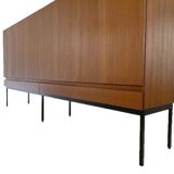 B60 teak highboard by Dieter Waeckerlin for Behr 1950s