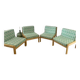 Ensemble de 4 fauteuils type chauffeuse de la marque baumann