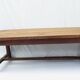Grande table de ferme ancien en bois massif. 228 x 107.