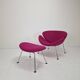 Orange Slice Chair with Ottoman by Pierre Paulin for Artifort, 1980s
