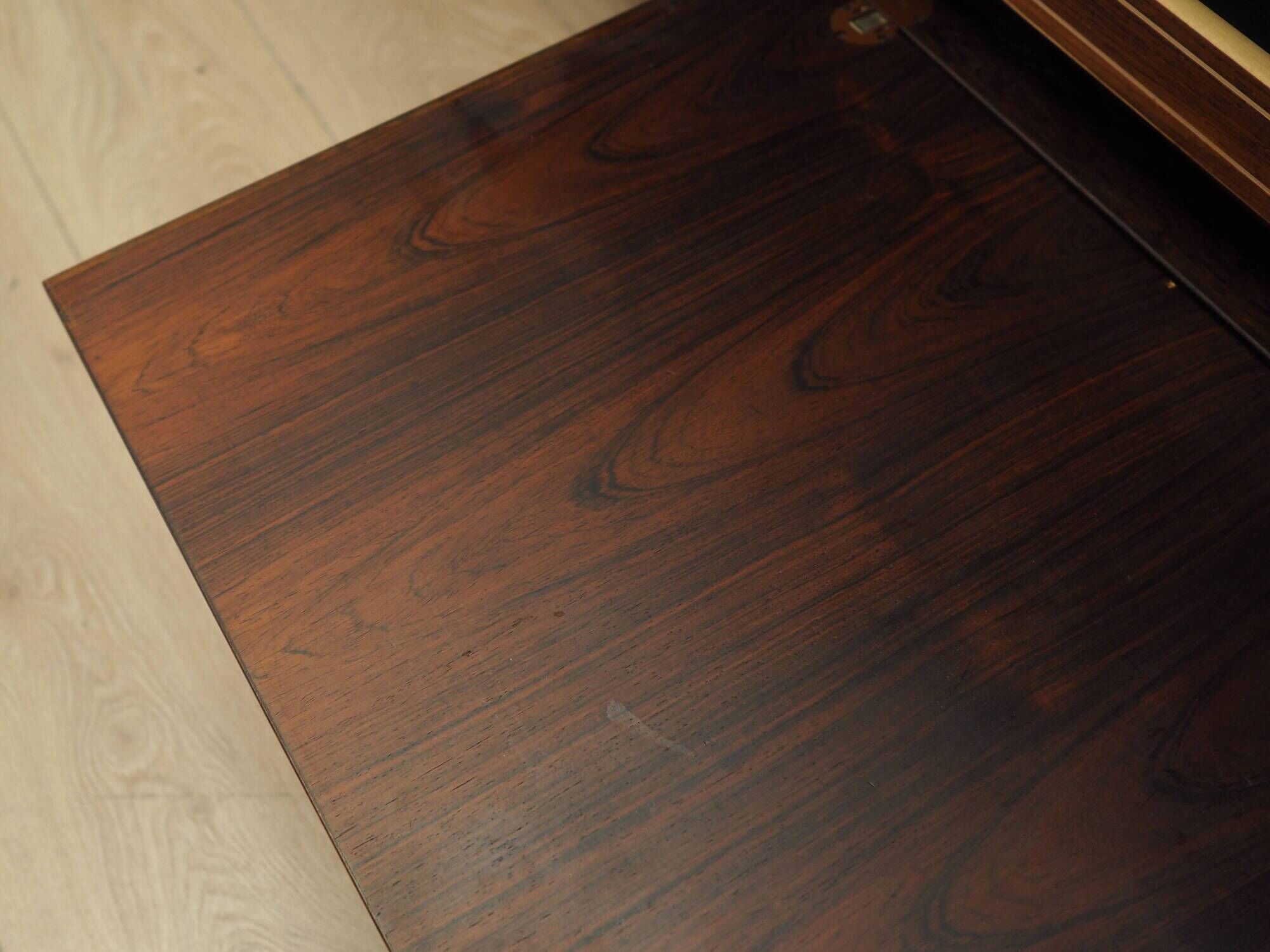 Bookcase with bar cabinet, rosewood veneer, Denmark, 1970s