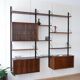 Poul Cadovius shelving system, rosewood