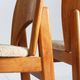 Chaises de salle à manger vintage en teck danois par Glostrup, lot de 5