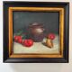 Tableau nature morte huile sur toile ancienne