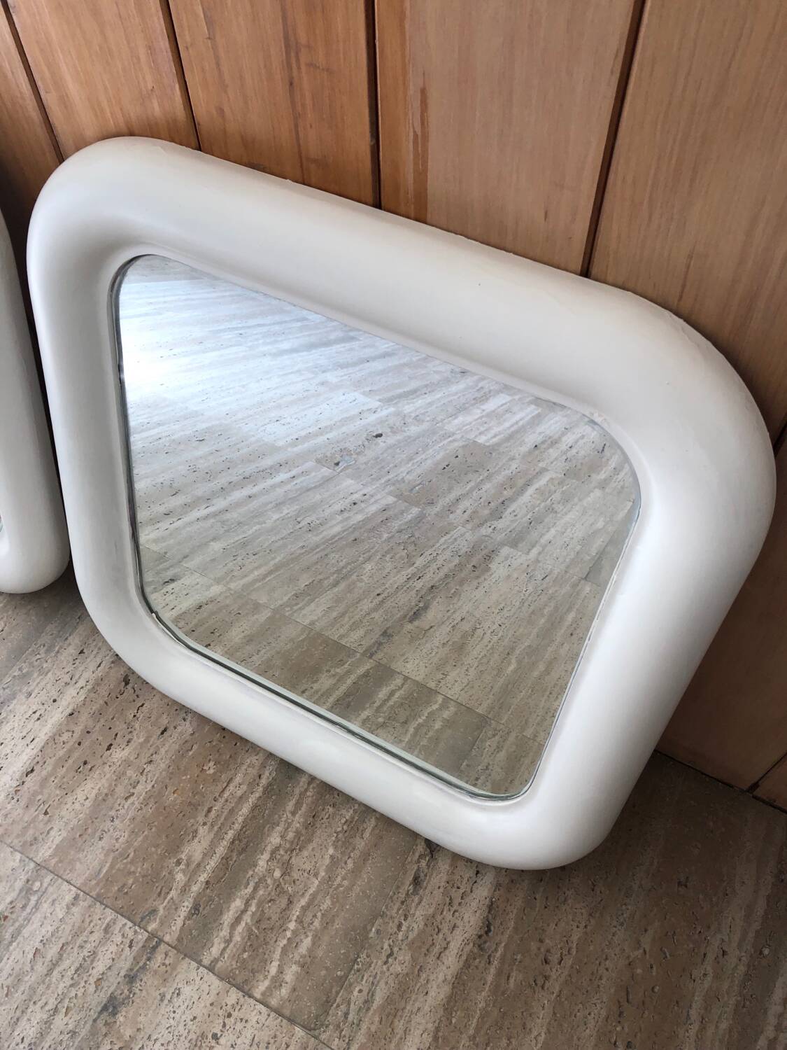 Vintage designer mirror -Studio Artemide Milano - Delfo model - Designer Sergio Mazza