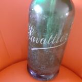 Old dark green siphon.J. Lavattier.