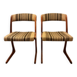 Pair of Baumann chairs model Kangourou – 1950s/60s – vintage