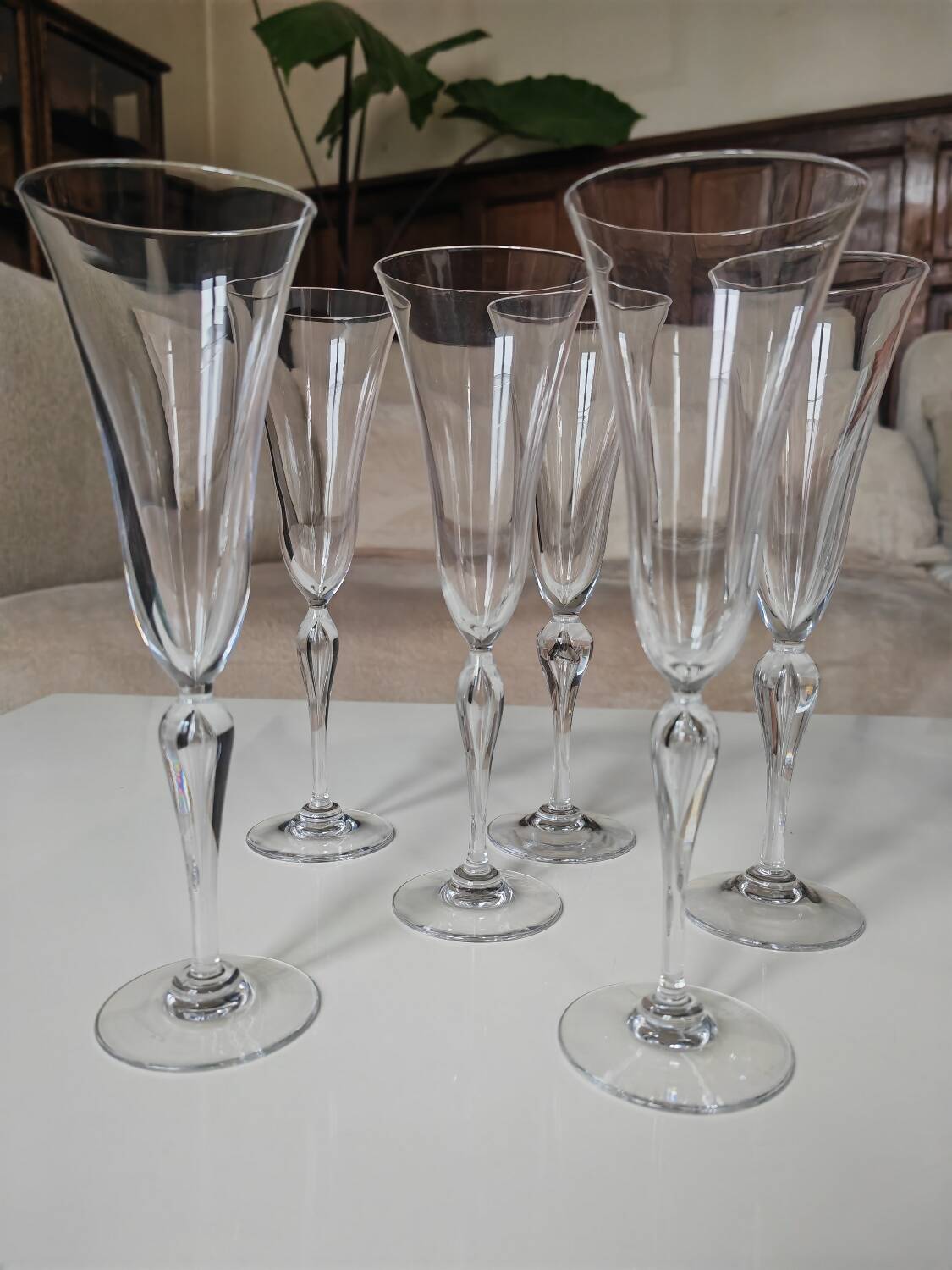 Crystal Champagne Flutes