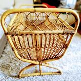 Rattan bed