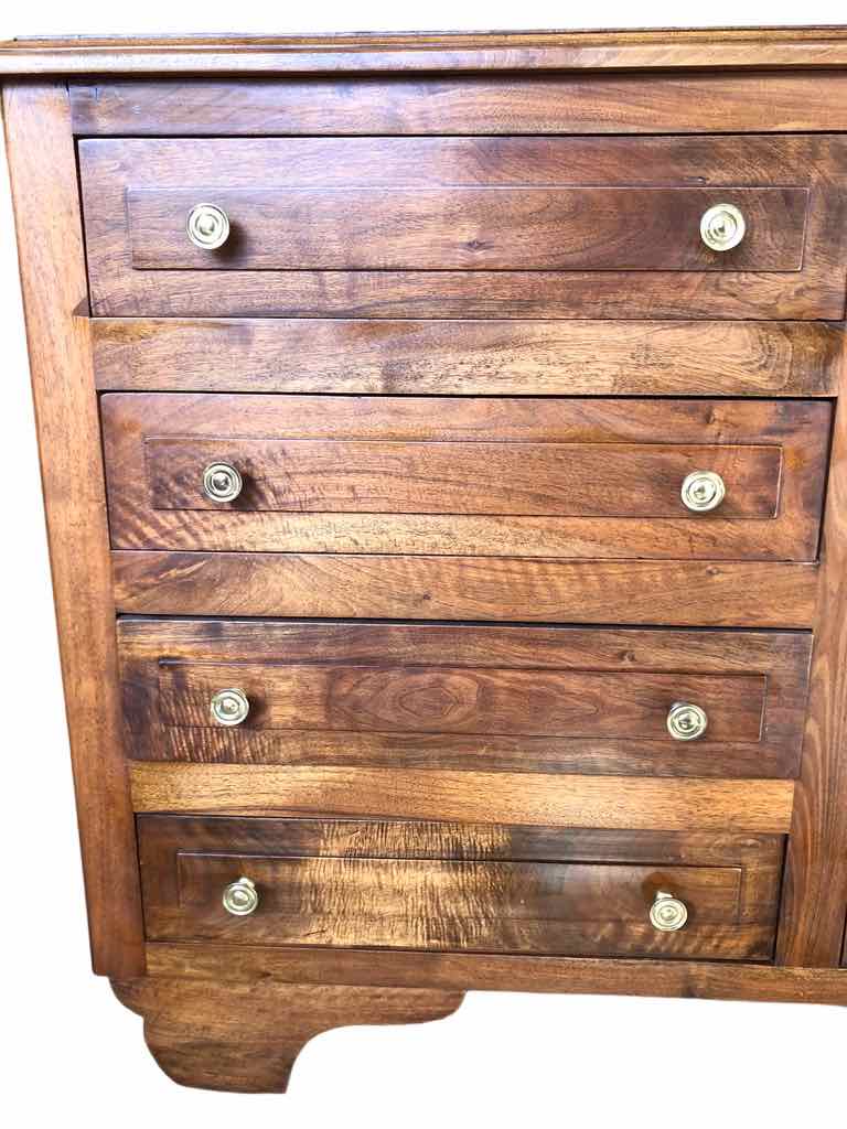 Commode tiroirs et placard années 50