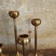 Set of 7 Scandinavian candlesticks