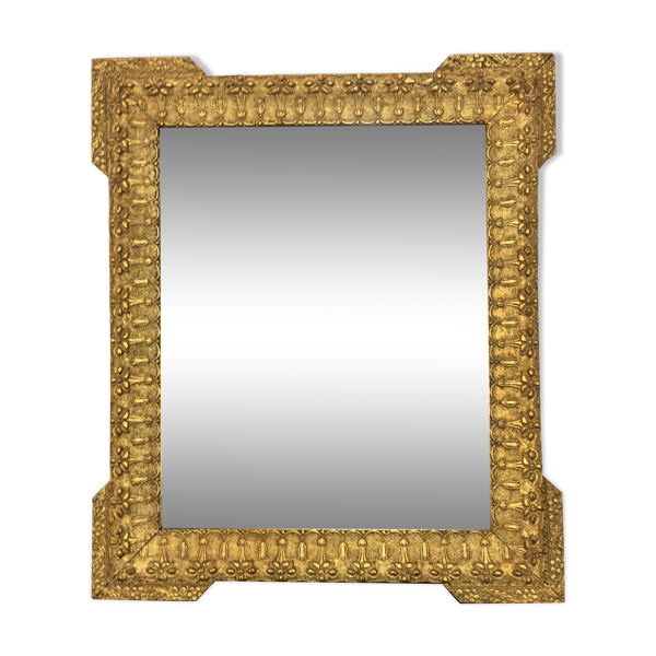 Miroir style Napoléon III 43x37 cm, doré — Beyit