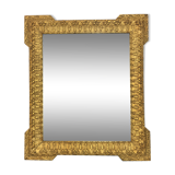 Napoleon III style mirror 43x37 cm, gilded