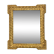 Miroir style Napoléon III 43x37 cm, doré