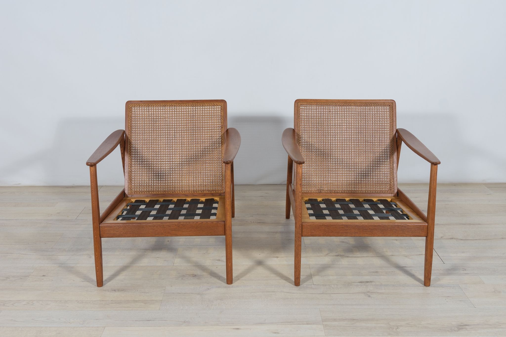 USA 247 Lounge Chairs by Folke Ohlsson for Dux, 1960s, Set of 2
