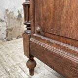 Drapery oak counter 1900