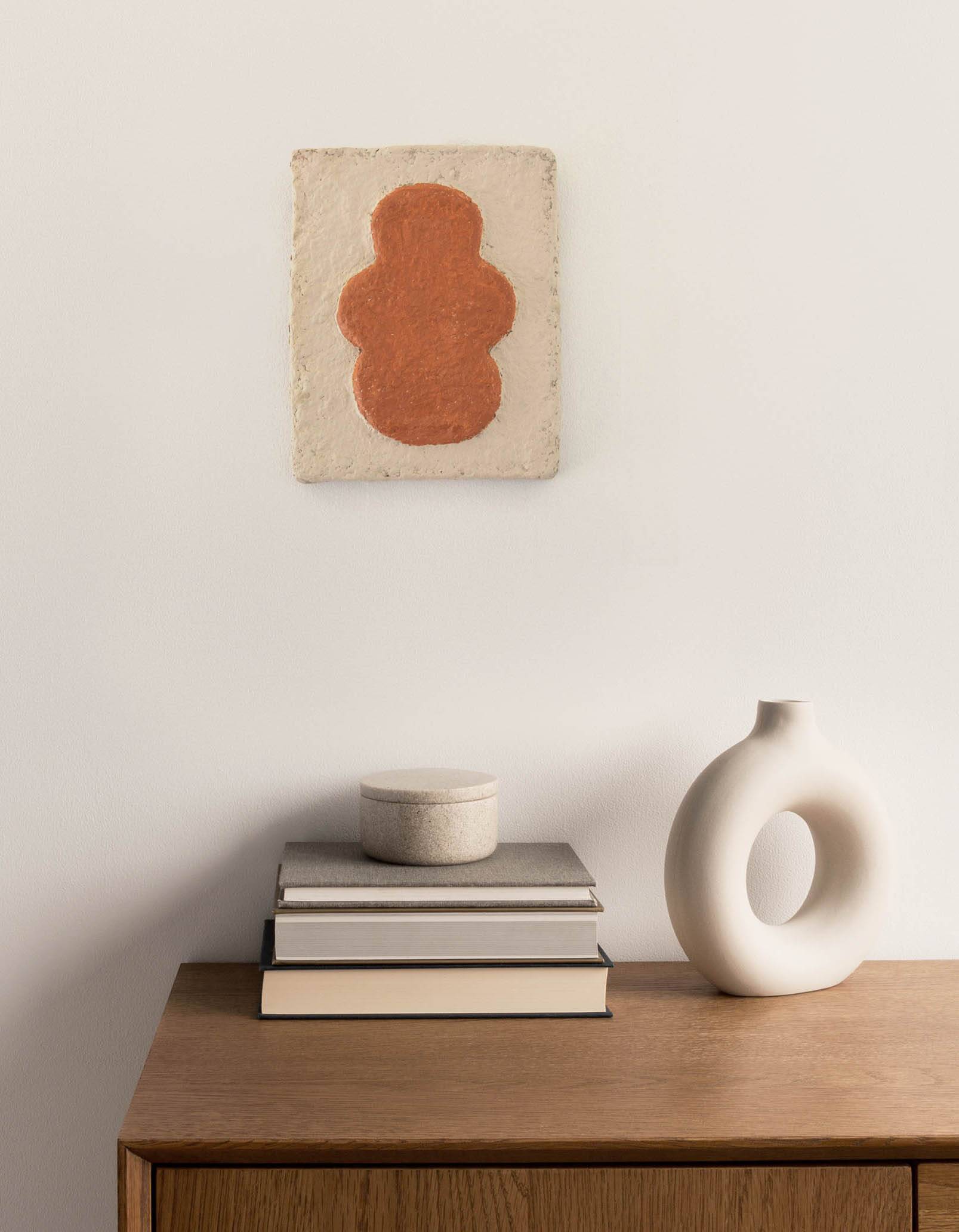 relief painting - original abstract painting - pm2 - signed eawy