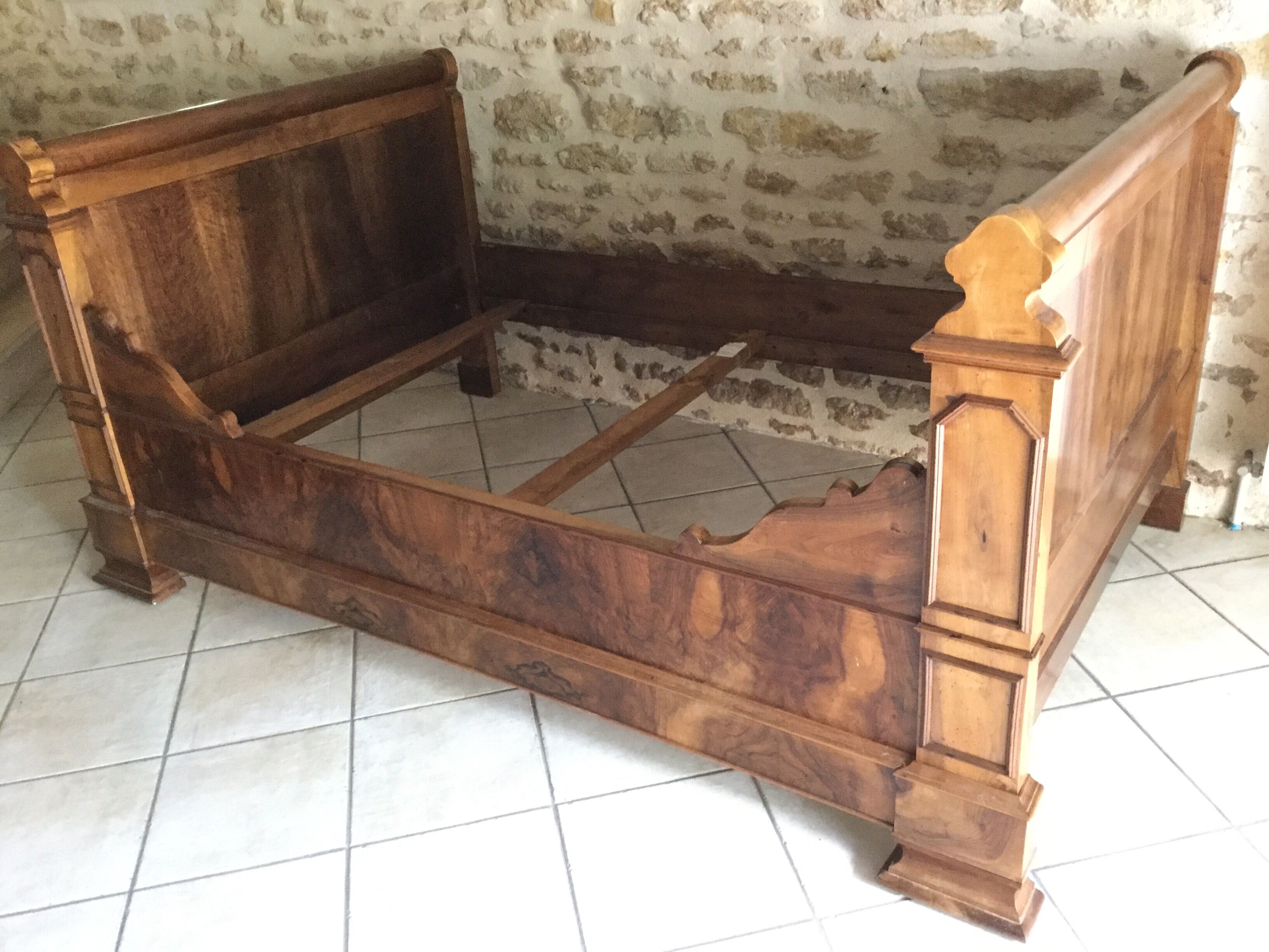 Former bed rolls walnut