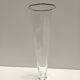 Set of Six Octagonal Hand Blown Murano Glass Flutes by Carlo Moretti, Italy