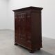 French 16th Century Antique oak hand carved wardrobe
