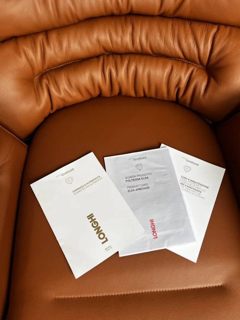 Elda lounge fauteuil– Joe Colombo, Longhi