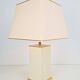 Vintage Brass and Cream Table Lamp from Maison Charles, 1970s