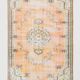 5x9 Peach Orange Antique Vintage Rug 166x263Cm SK 24342
