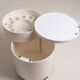 1970s Rolling Bar Cabinet – White Lacquered Finish