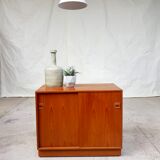 Mid century Danish media cabinet by Horsens Hjornebo