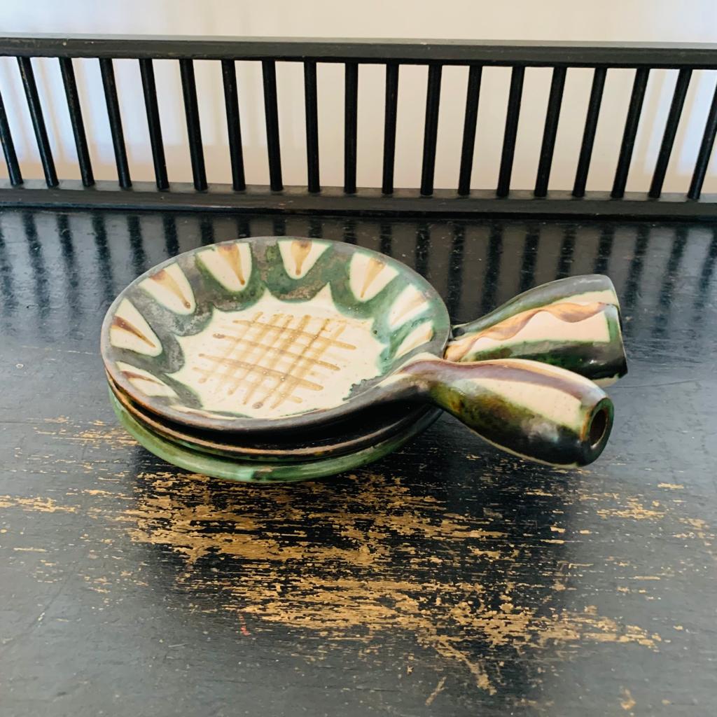Set of 3 pans / caquelons Robert Picault
