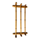 Old wooden towel rack 3 arms