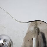 Italian Murano Glass Wall Lamps by Carlo Nason for Mazzega, 1970s, Set of 2