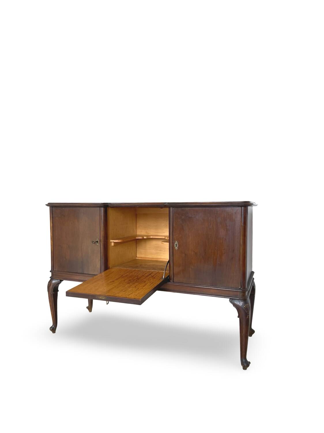 Élégant buffet italien fabriqué par Galleria G. Malafronte, Rome, années 1940