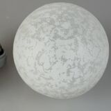 60s 70s Wall Lamp Globe Lamp Chrome & Glass German Space Age Design