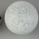 60s 70s Wall Lamp Globe Lamp Chrome & Glass German Space Age Design