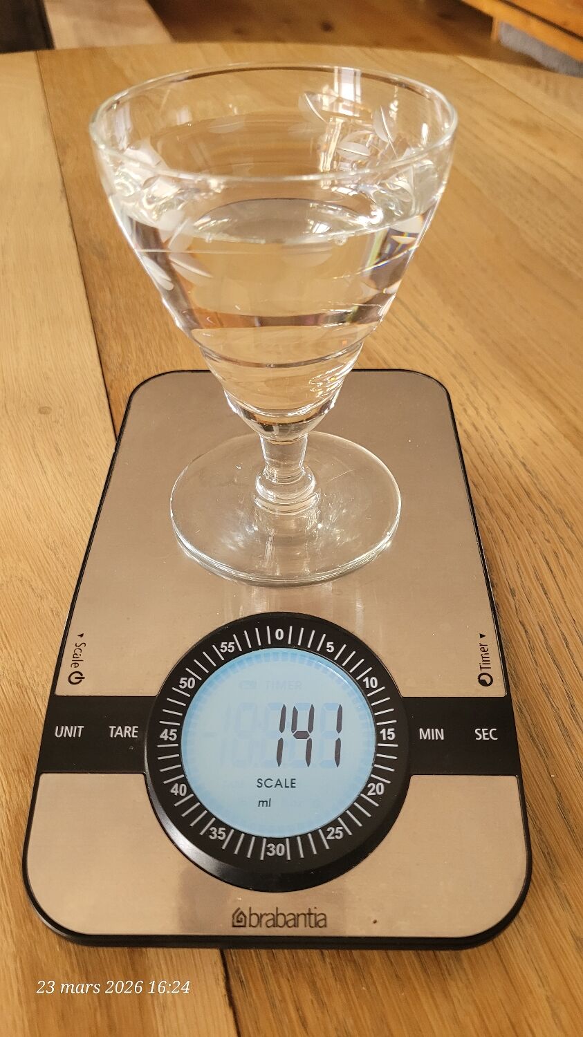 10 vintage cut glass water glasses