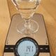 10 vintage cut glass water glasses