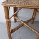 2 tables basses en rotin